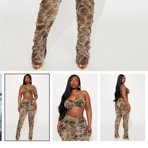 NWT Fashion Nova matching set - Out of This World 3X